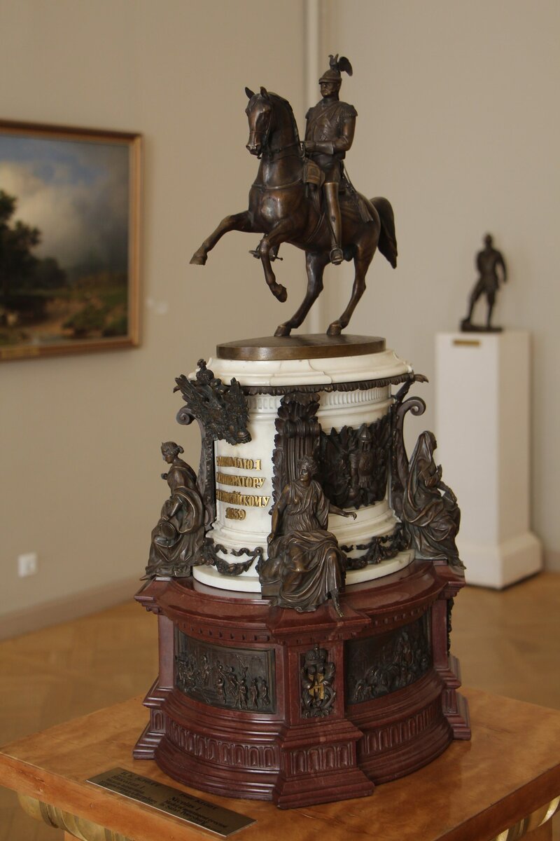 Модель памятника Николаю I (Русский музей)