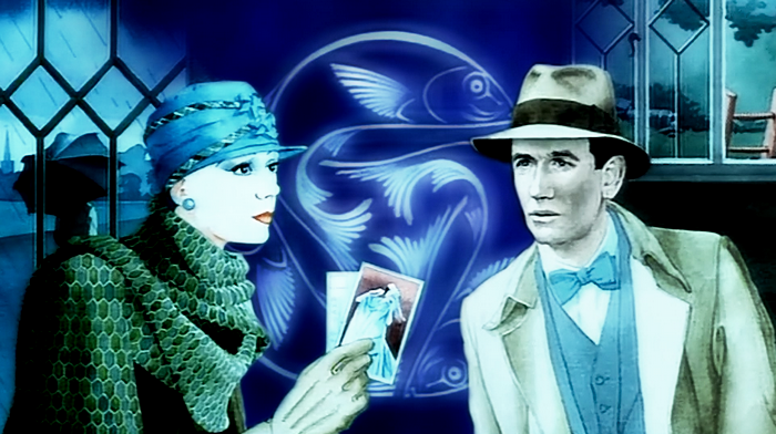 Кадр из заставки к сериалу "Партнёры по преступлению" 1983