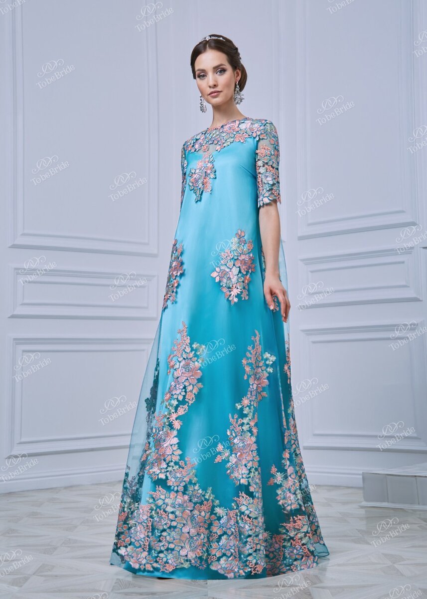 Вечернее платье для беременных свободного кроя от бренда ToBeBride