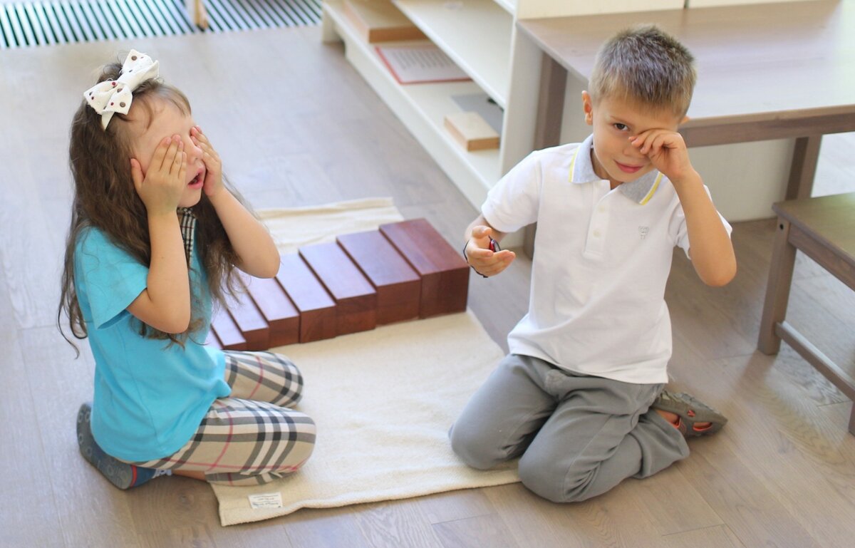 Фото с нашего Монтессори-центра «Отрада» 