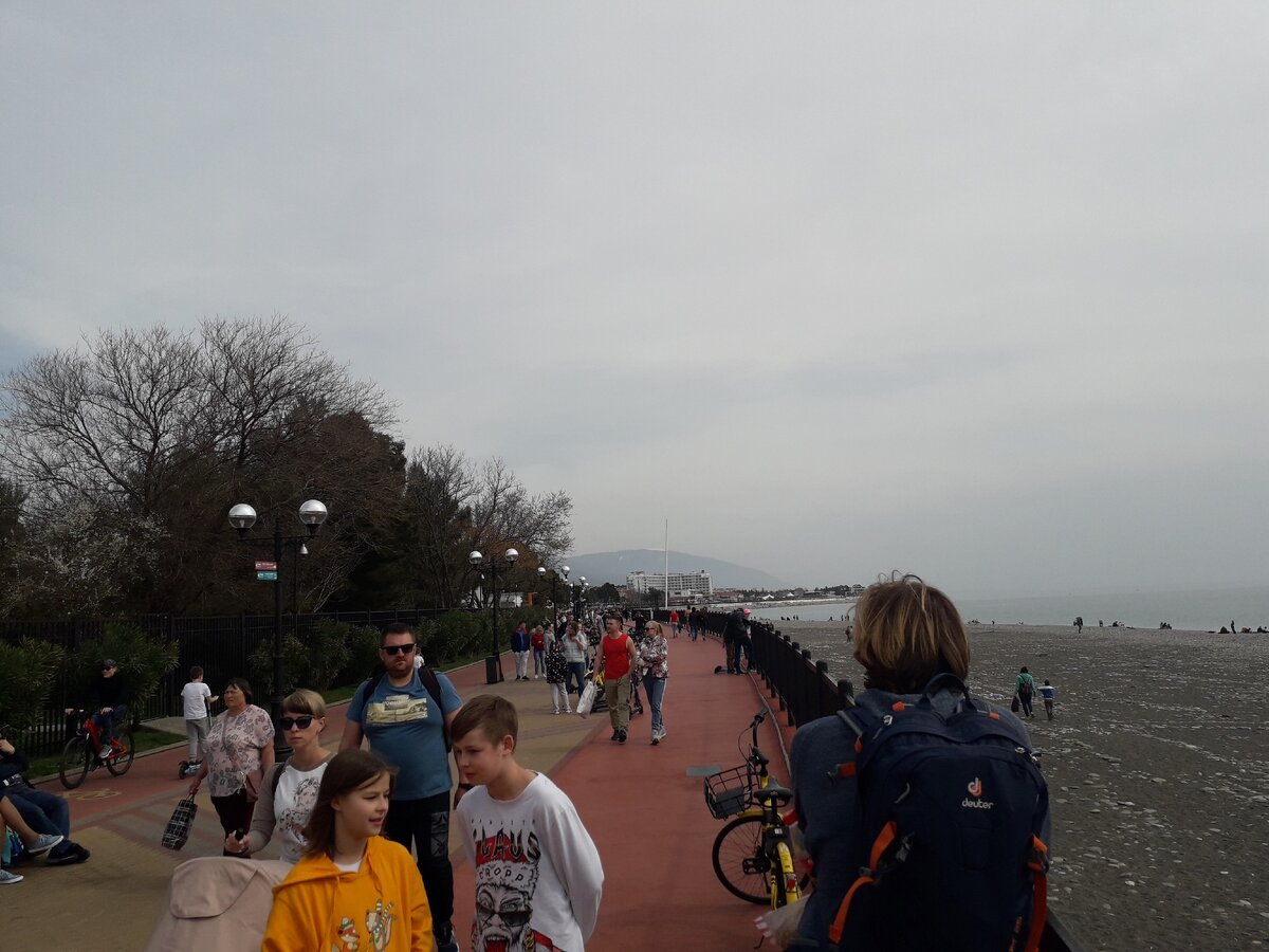 Фото автора. Имеретинская набережная 28 марта 2020 года