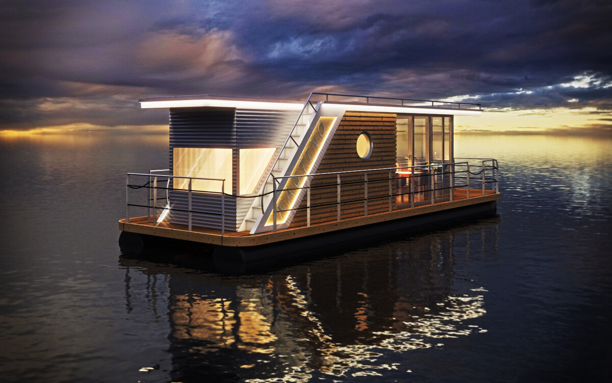 Плавучий дом Houseboat