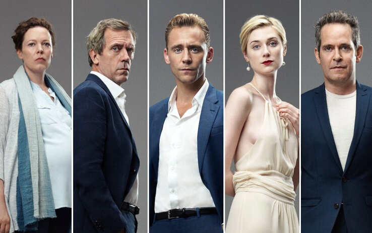 Оливия Колман, Хью Лори, Том Хиддлстон, Элизабет Дебики, Том Холландер