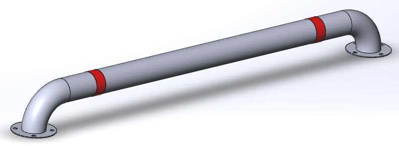 Колесоотбойник металлический.