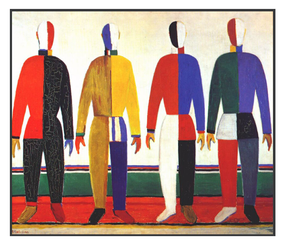 Для парковки сложноватая живопись, решили упростить и вписать в квадрат.