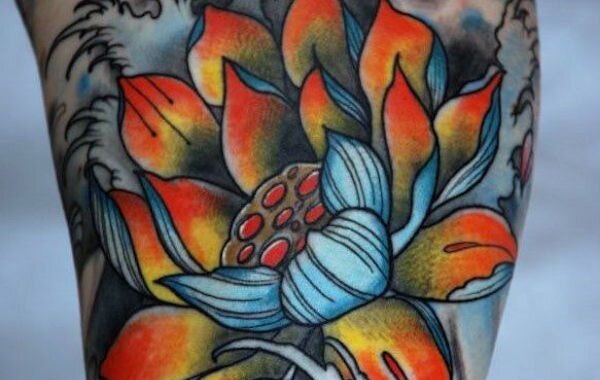 Татуировка «Цветок лотоса»