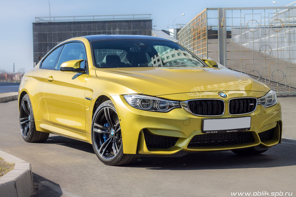 BMW M4 2014 года.  Фото взято из интернета.