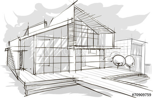 Обратите внимание на углы - такие продленные пересечения на углах делают рисунок интереснее