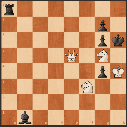 Предлагаю решить сложную шахматную задачу. Автор С. Лойд, 1855 год