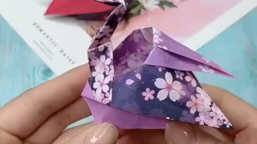 Видеозанятие по оригами «Лебедь»