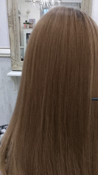 После того, как смою излишки препарата, волосы станут более блестящими.