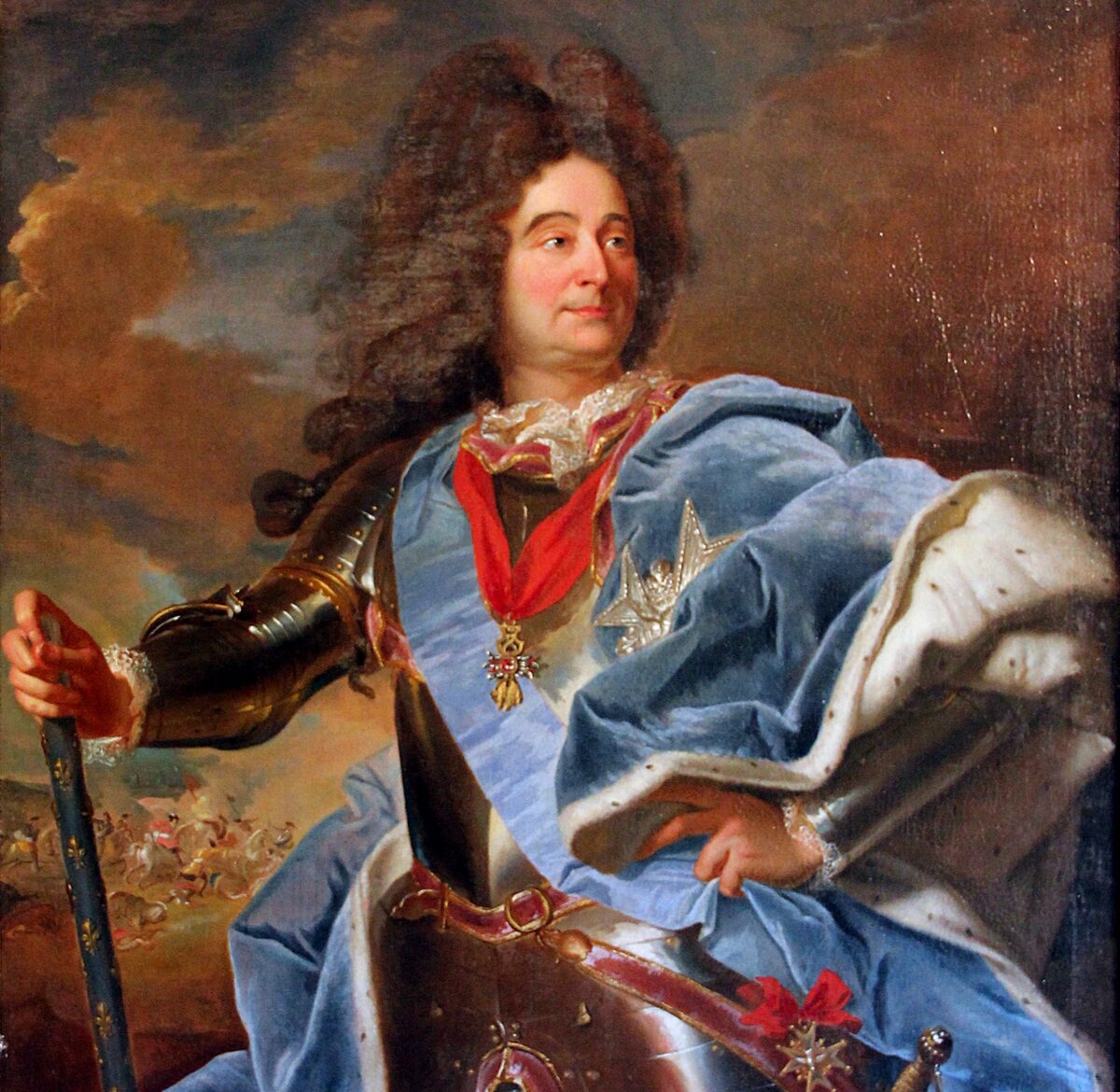 Маршал Клод Луи Эктор де Виллар. Художник: Hyacinthe Rigaud