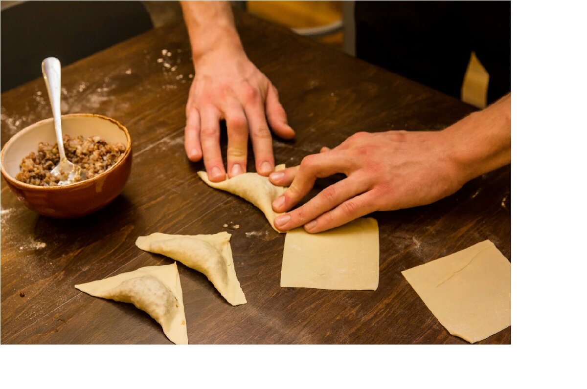 Кундюмы - пельмени из грибов.