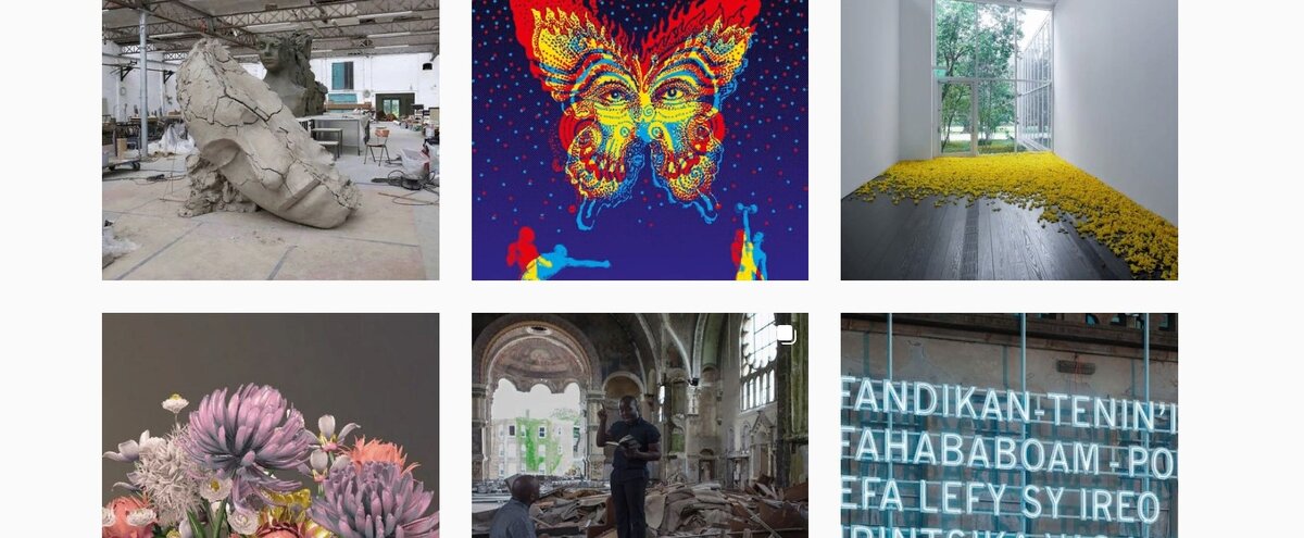 Скриншот страницы https://www.instagram.com/e_flux/