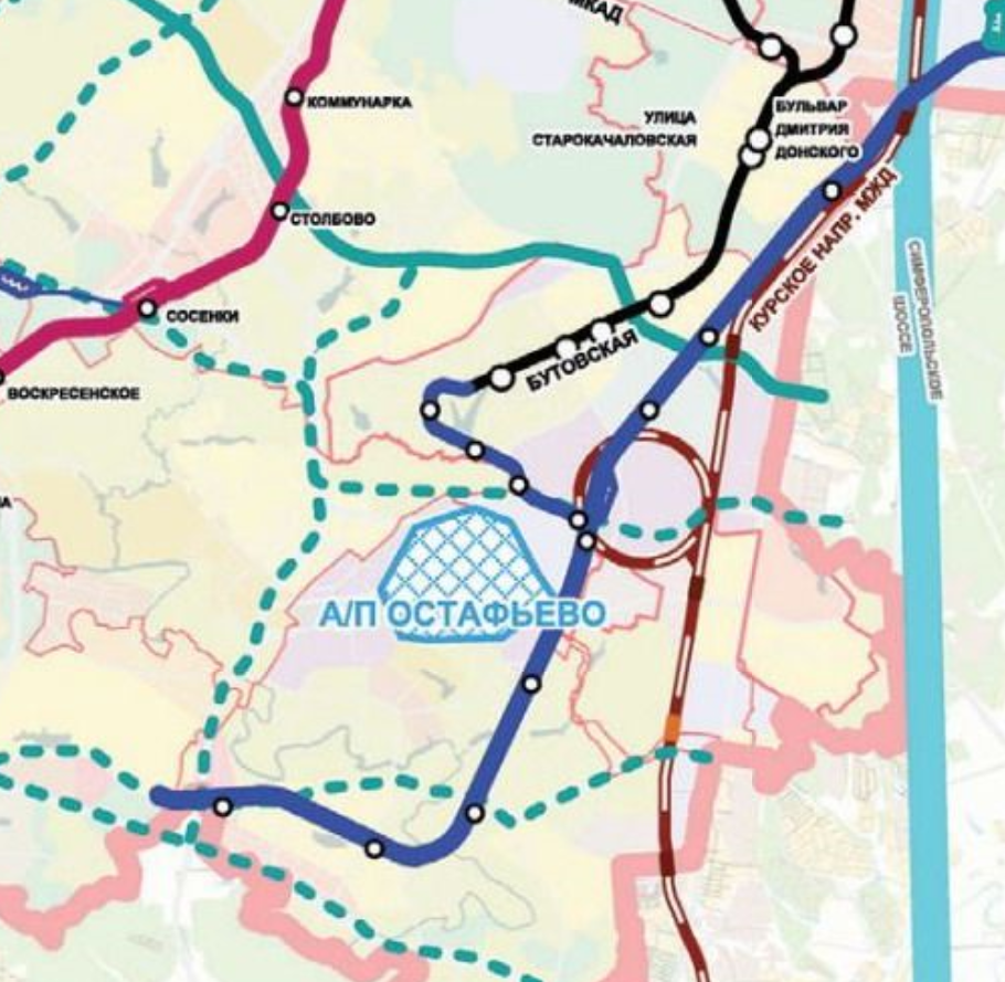 Продление Бирюлёвской линии метро в Щербинку — предпроект. | Владислав  Панкратов | Дзен
