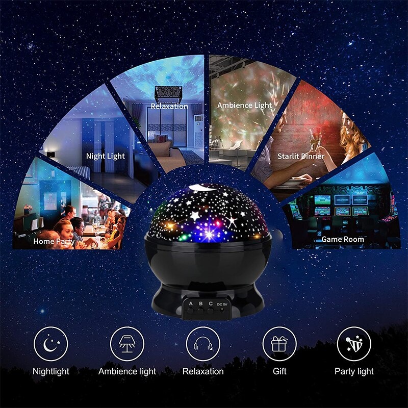 Molti / проектор звездного неба "stardust"