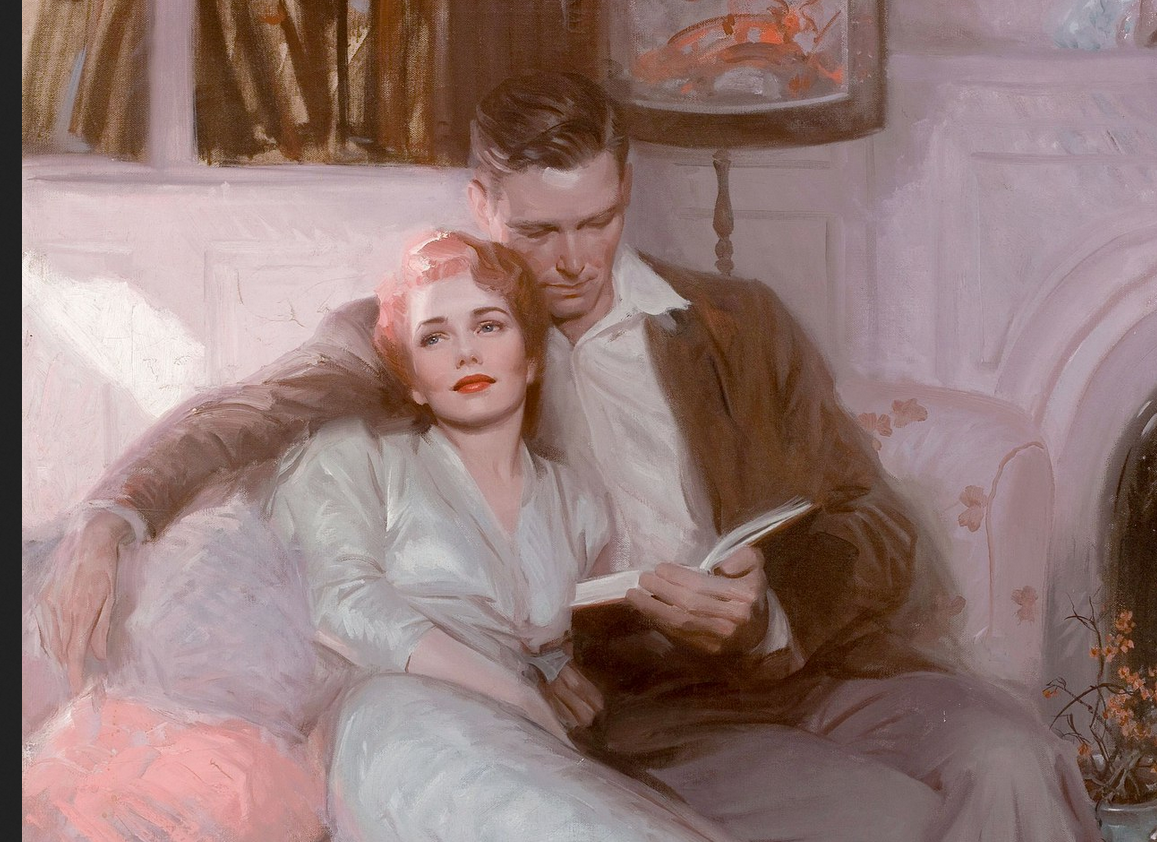 Tom Lovell живопись. Том Ловелл художник. Tom Lovell (1909 – 1997). «Муж и жена» («muž a žena», 1911).