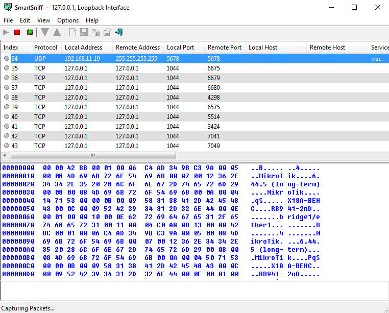 SmartSniff from Nirsoft