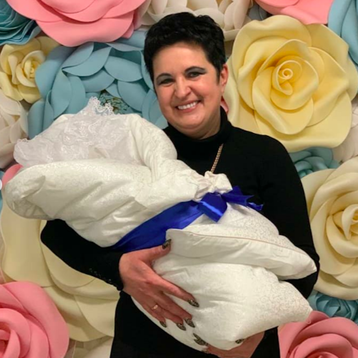 Елена Голунова с сыном / Фото: Instagram