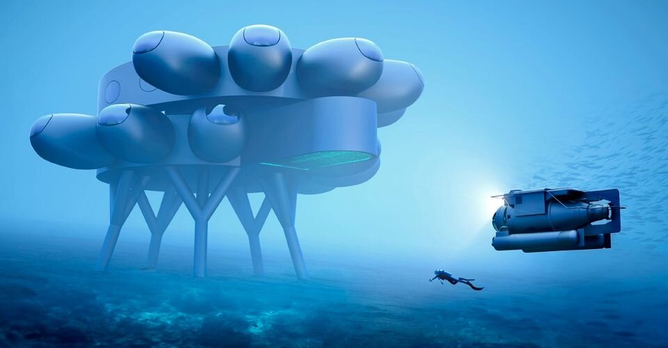 Новая подводная станция могла бы действовать как Международная космическая станция моря