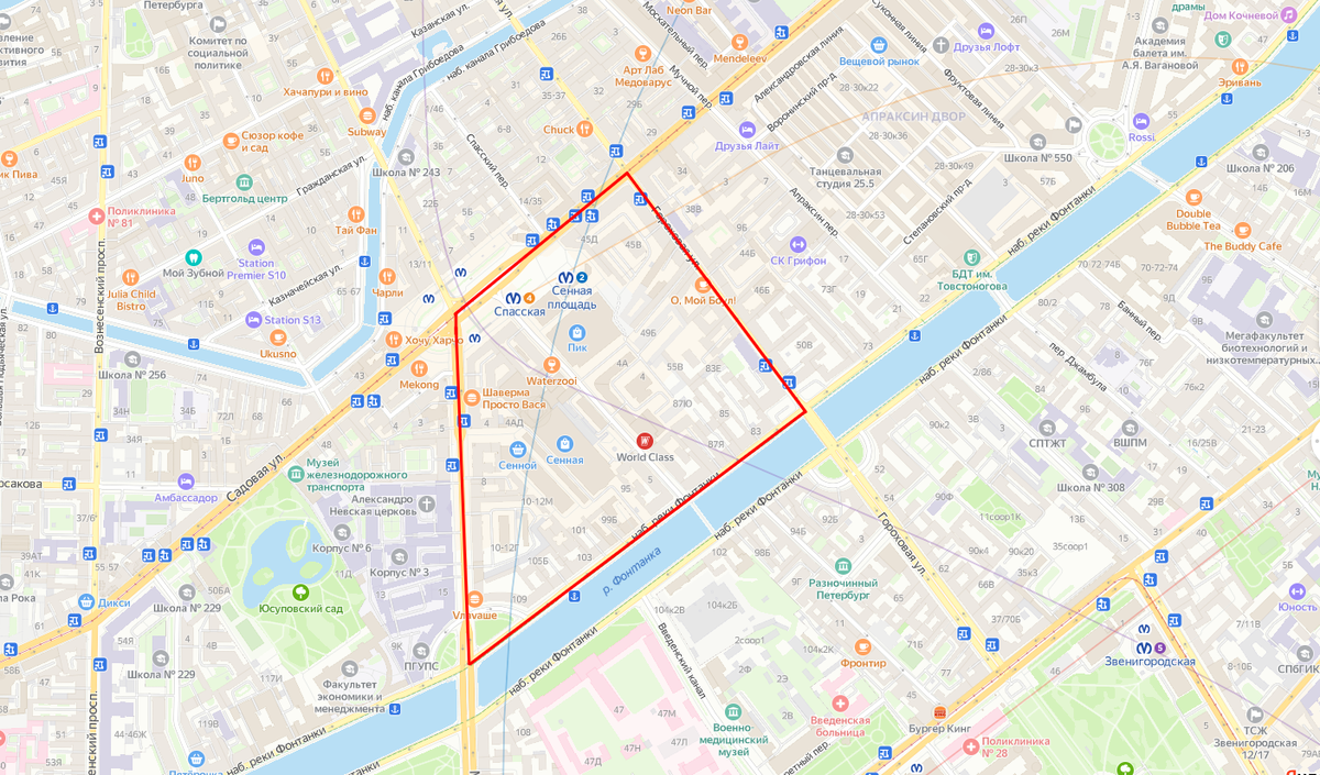 Границы владений купца Яковлева