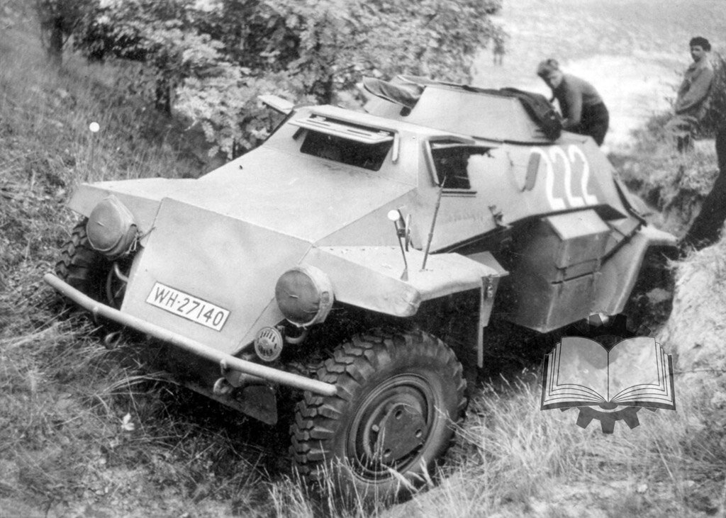 Sd.Kfz.221 первой производственной серии.