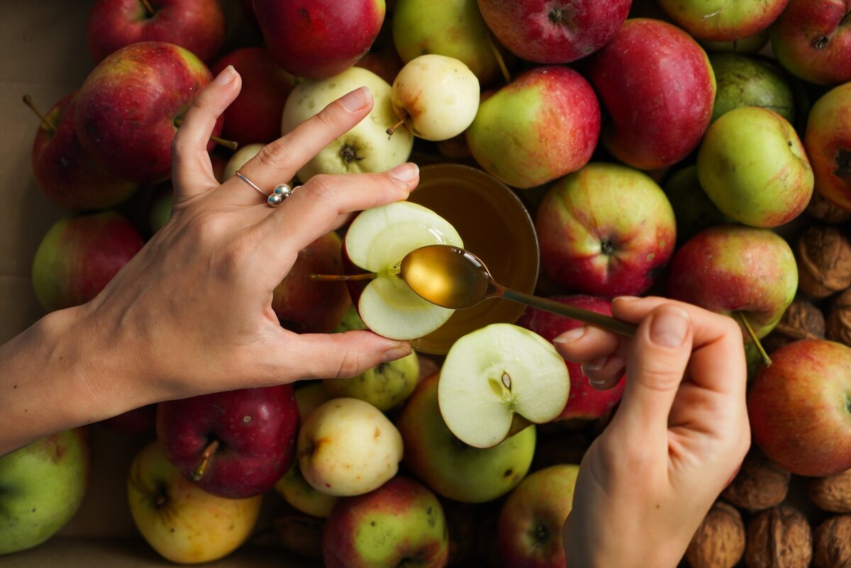 Когда яблочный. Рош ха-Шана. Rosh Hashanah Celebration.