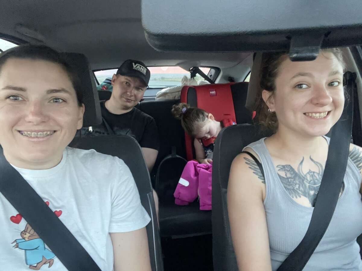 По дороге в аэропорт Орск