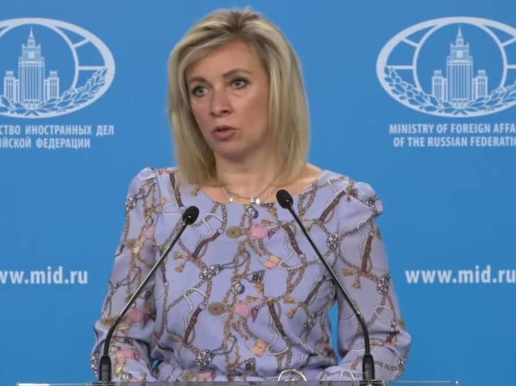     Мария Захарова. Фото: кадр из видео.