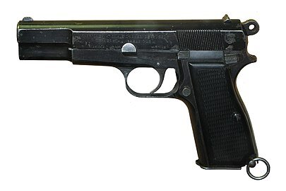 Пистолет Browning High-Power 1935г. Фото Википедия.