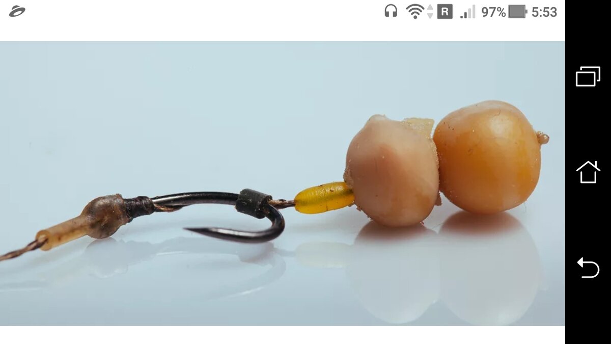 фото Снасть с лодки: трубочка с грузилом + ловля на бойлы