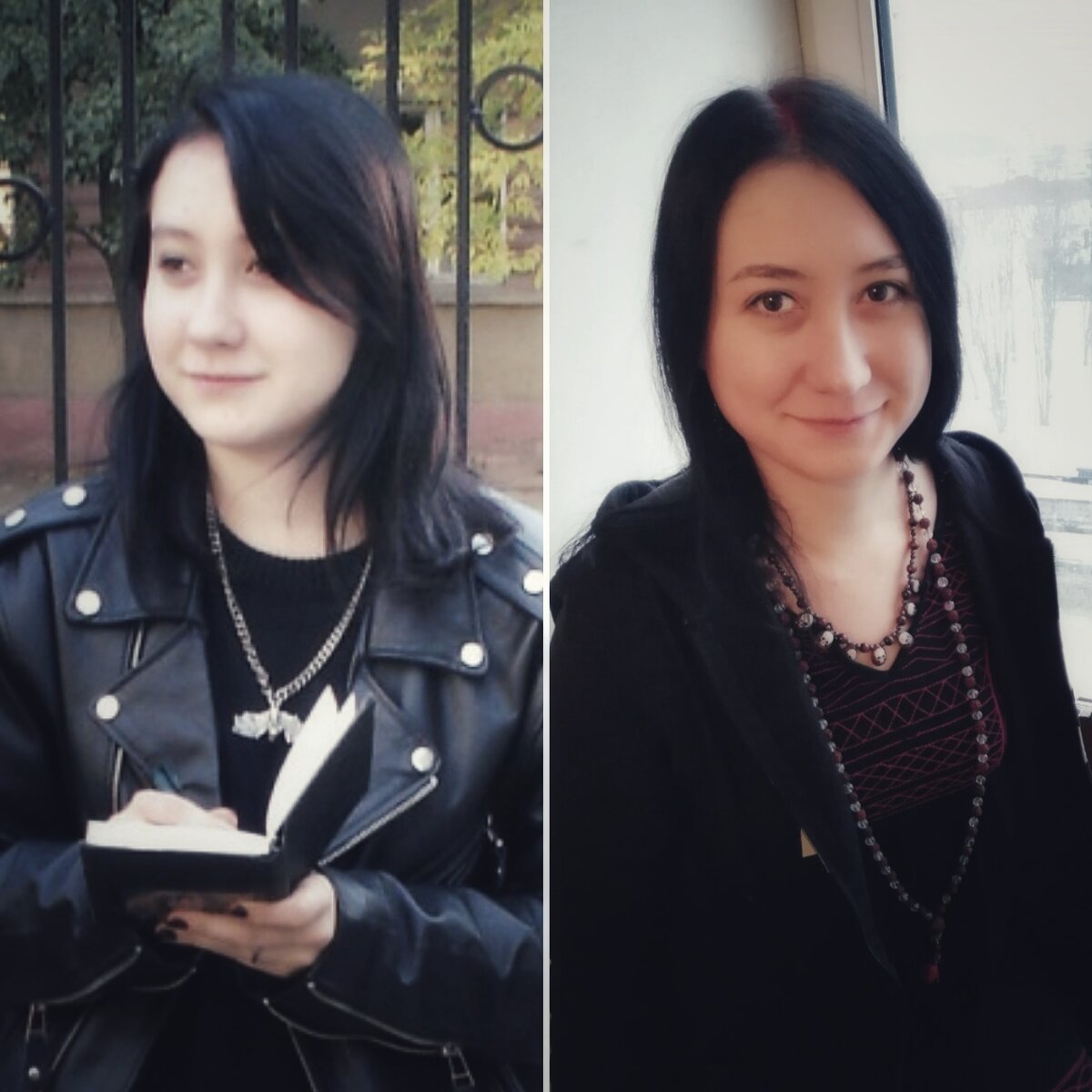 Между этими  фото - 13 лет разницы.