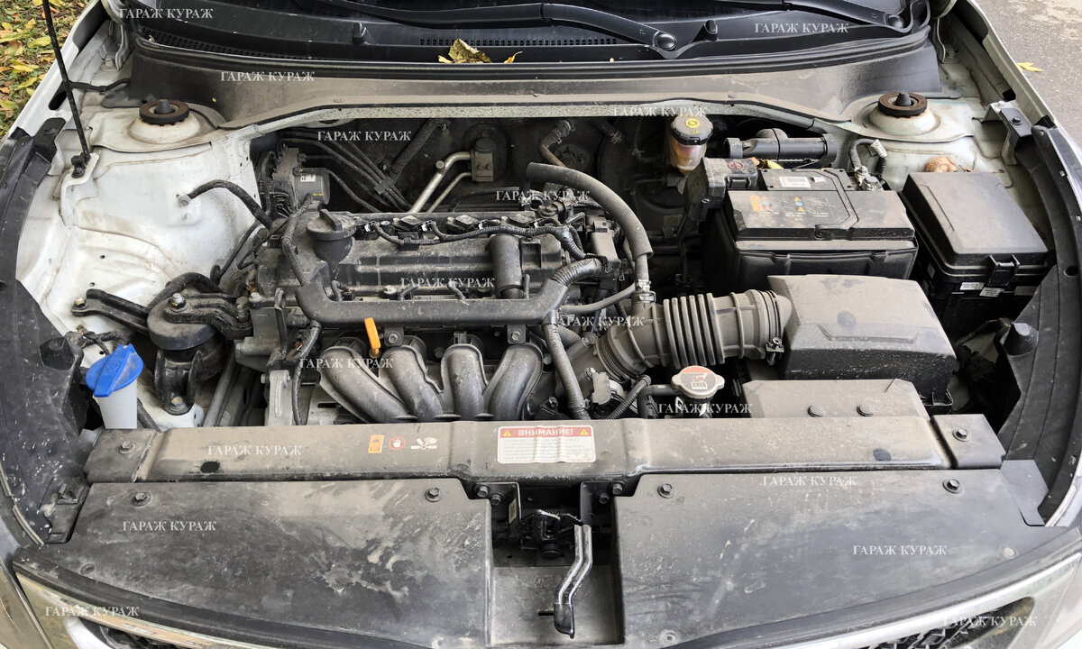 Под капотом Rio Xline 1.4 AT.