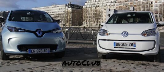 Renault Zoe contro Volkswagen e-Up!  : due filosofie