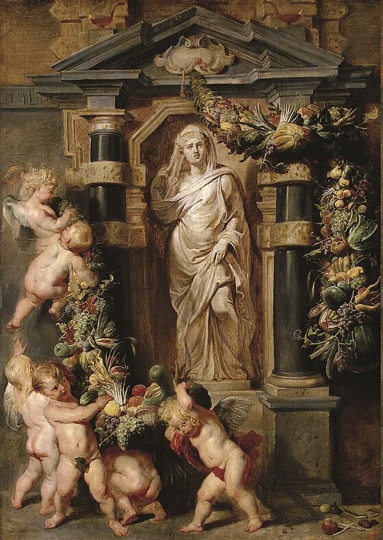 Sculpture of Ceres. Artist P.P. Rubens