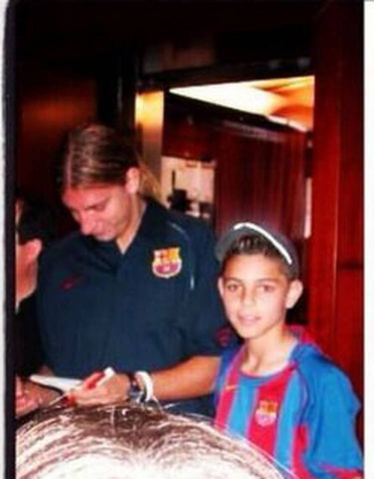 Лопес и юный Икарди.