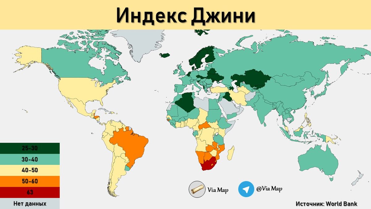 Карта прибыль мир