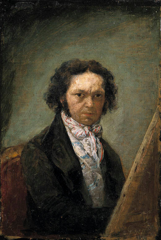 Франсиско де Гойя. "Автопортрет". (1795) 