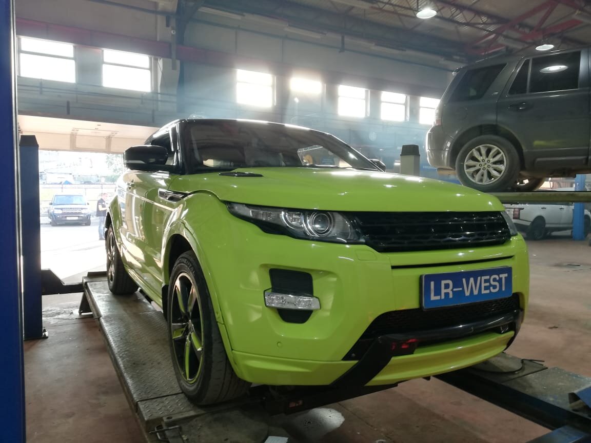 Кислотный цвет кузова Range Rover Evoque | LR-WEST | Дзен