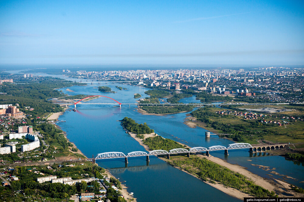 Мосты через Обь в Новосибирске