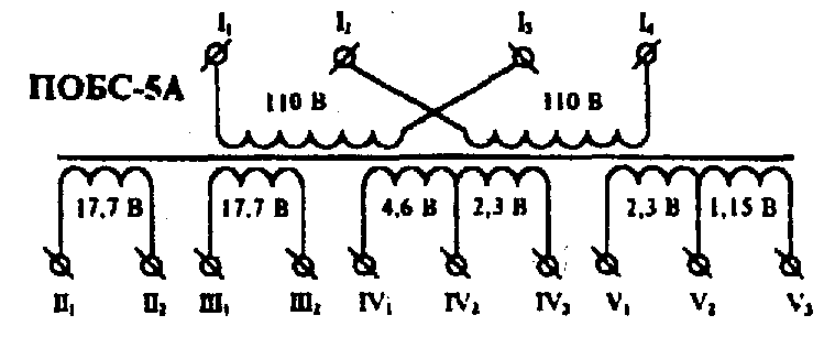 Трансформатор побс 3а схема подключения