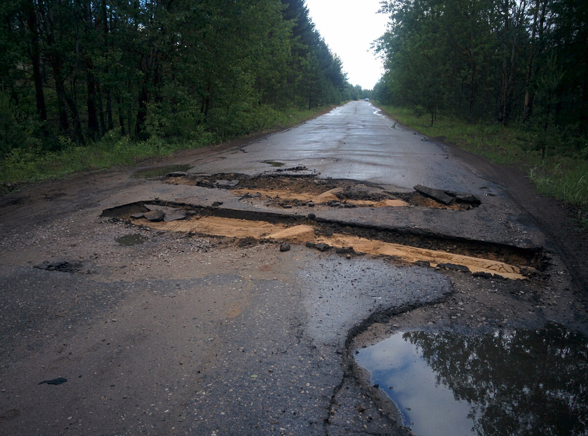 В россии две беды дороги и