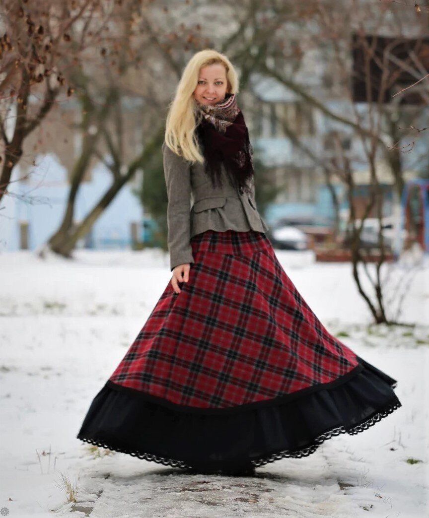 Теплые юбки на зиму женские