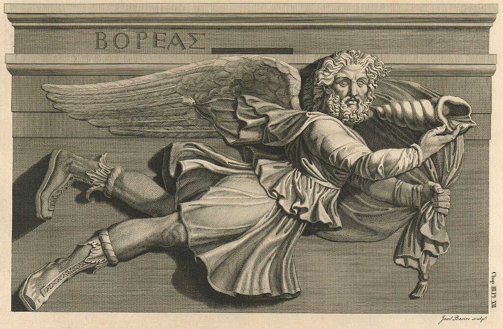 Борей, божество Северного Ветра
