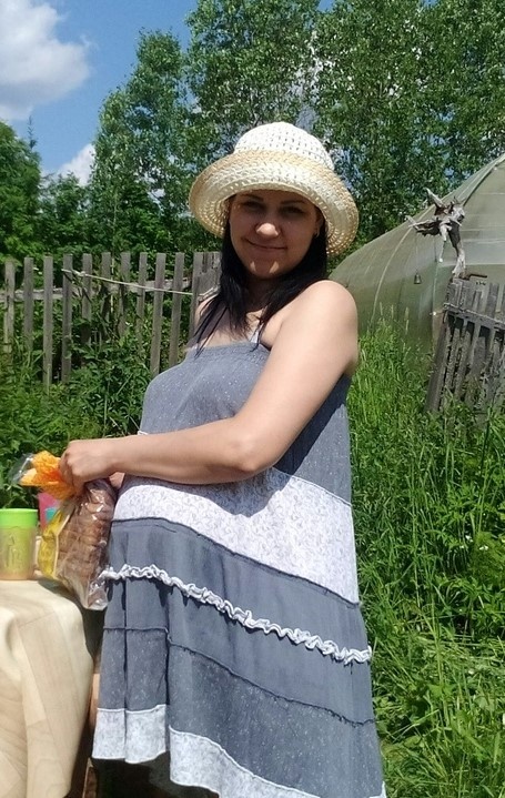 За месяц до родов