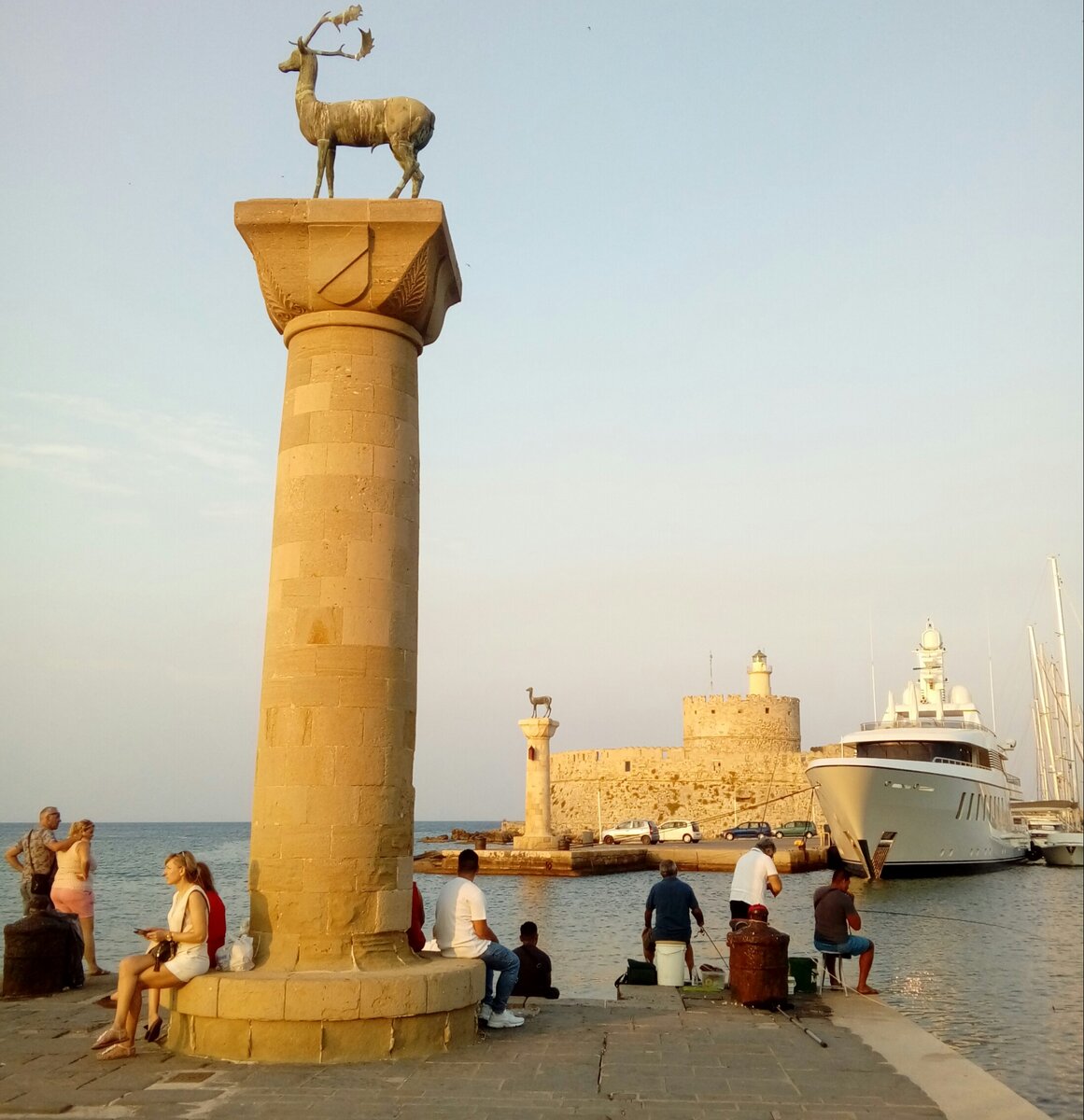 Фото автора. Порт Родоса.