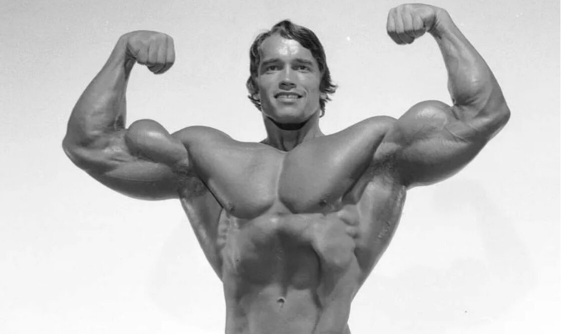 Arnold Schwarzenegger в молодости тренировки