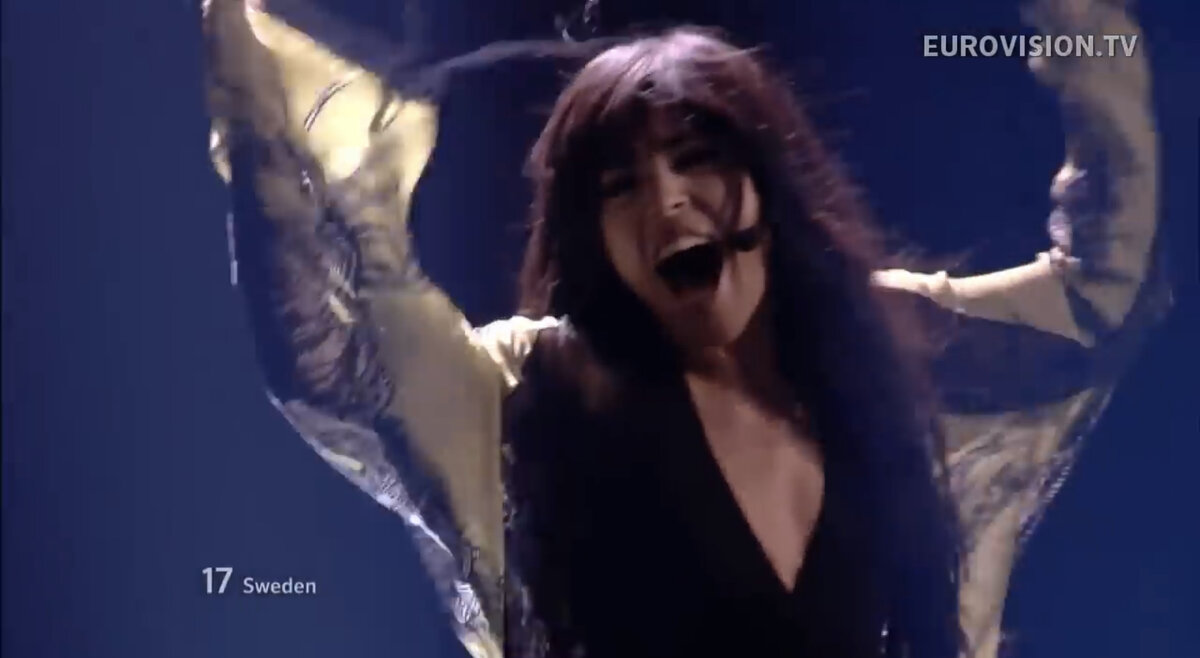 Кадр из выступления