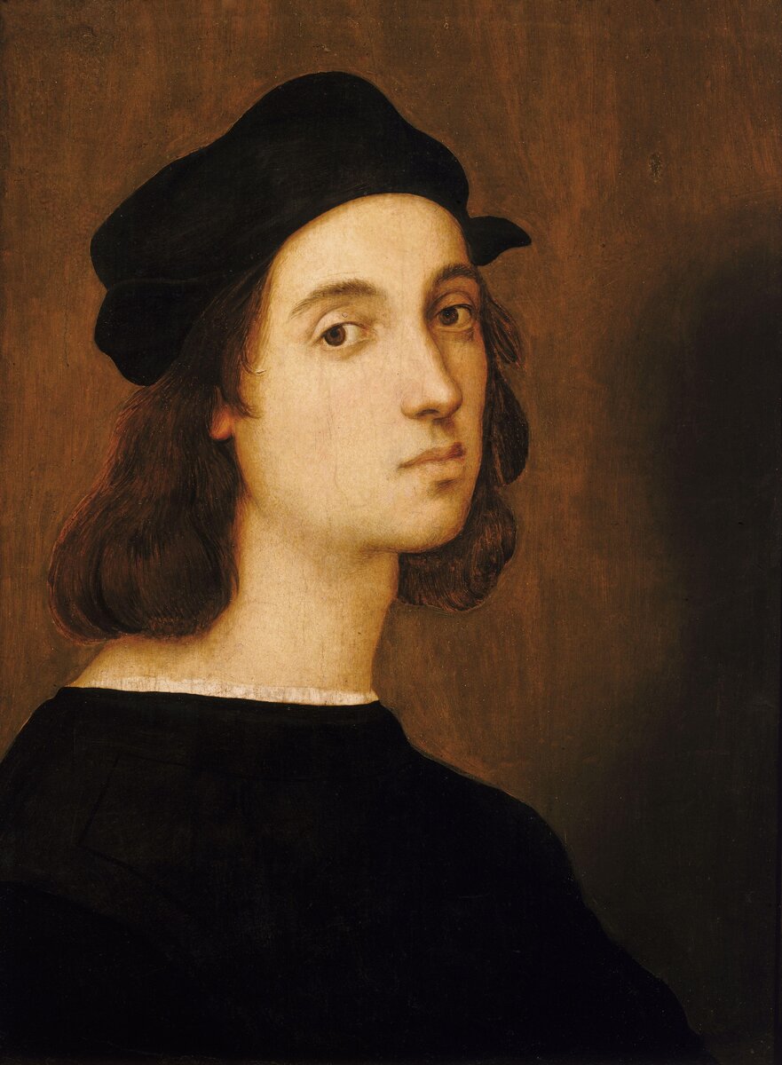 Рафаэль «Автопортрет» (1506). Галерея Уффици, Флоренция.