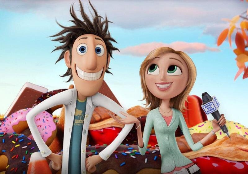 фрагмент из мультфильма облачно возможны осадки в виде фрикаделек 2